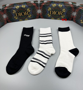 2022年秋冬新作ディオール ブランド 新品靴下5足セット