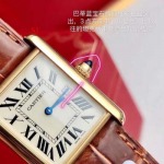 2022年原版復刻新作入荷 女性カルティエ 石英ムーブメント腕時計33.7 x 25.5