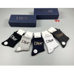 2022年秋冬新作ディオール ブランド 新品靴下5足セット