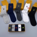 2022年秋冬新作ルイヴィトン ブランド 新品靴下5足セット