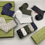 2022年秋冬新作グッチ ブランド 新品靴下5足セット