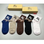 2022年秋冬新作バーバリー ブランド 新品靴下5足セット