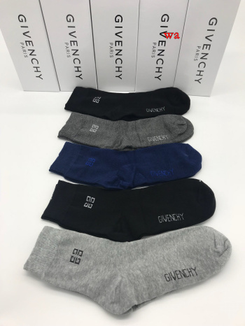 2022年10月秋冬新品 ジバンシ  靴下5足セット