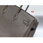 早春新作入荷原版復刻 エルメス Birkin バッグ fuli工場 SIZE: 30 CM