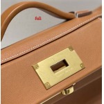 早春新作入荷原版復刻 エルメス Kelly バッグ fuli工場 SIZE:24  CM