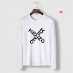 KENZO 人気 メンズの長袖Tシャツ 32工場 M-6XL