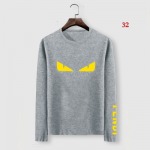 フェンディ 人気 メンズの長袖Tシャツ 32工場 M-6XL