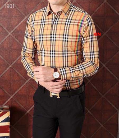新作入荷 バーバリー メンズの長袖 シャツ xin工場