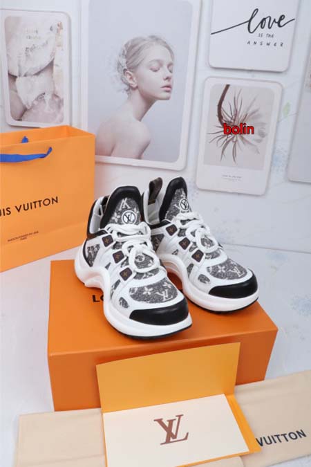原版復刻新作入荷ルイヴィトン 女性 スニーカー bolin工...