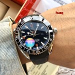 高品質オメガ  45.5MM自動巻ムーブメント腕時計 huaq工場