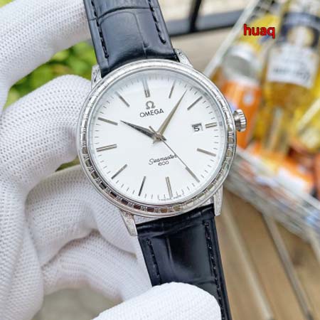 高品質  オメガ 40mm 自動巻ムーブメント腕時計 hua...