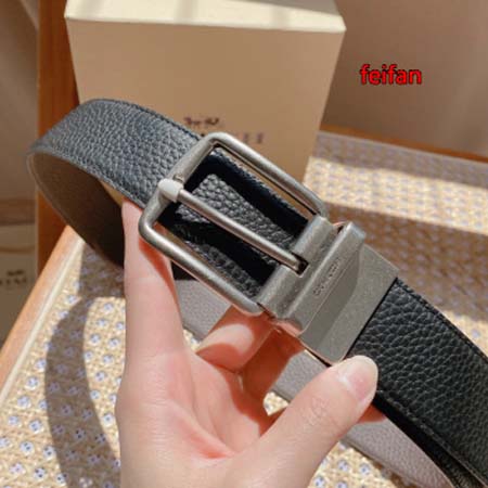 2023年高品質新作入荷Coachメンズのベルト38mm 本革feifan工場