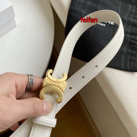 2023年高品質新作入荷CELINE 女性ベルト25mm 本革feifan工場