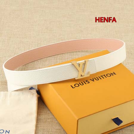 2023年高品質新作入荷ルイヴィトン女性ベルト30mm 本革 henfa工場