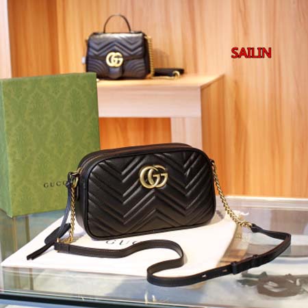 2023年人気新作  グッチバッグ sailin工場 SIZE:24*13*7cm