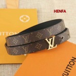 2023年高品質新作入荷ルイヴィトン女性ベルト20mm 本革 henfa工場