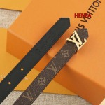 2023年高品質新作入荷ルイヴィトン女性ベルト20mm 本革 henfa工場