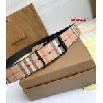 2023年高品質新作入荷バーバリー ベルト 35mm本革 henfa工場
