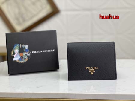 2023人気新作入荷プラダ財布 HUAHUA 工場 SIZE:11.2×9.5cm