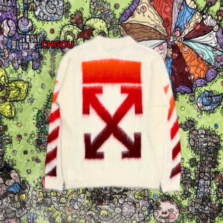 2023年9月21日早秋高品質復刻新品入荷OFF WHITE 馬海毛chgou工場