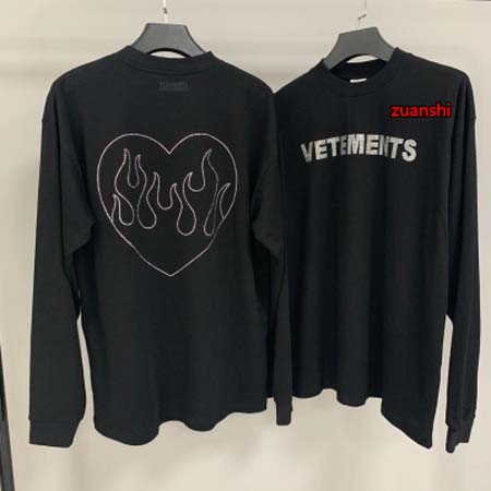 2023年10月20日秋冬人気新品入荷 Vetements長袖 TシャツZUANSHI工場