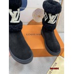 原版復刻秋冬新品入荷 ルイヴィトンショートブーツmshi工場size:35-41