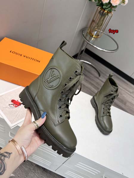 原版復刻新作入荷ルイヴィトン女性 ショートブーツ FOYE工場 SIZE: 35-41