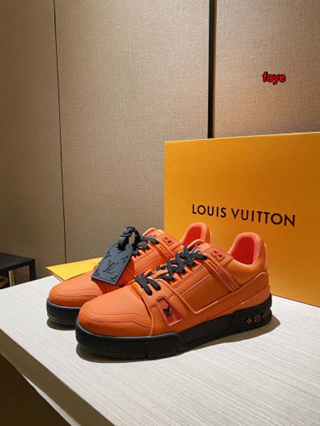 原版復刻新作入荷ルイヴィトン ブランドスニーカー FOYE工場 SIZE: 39-45
