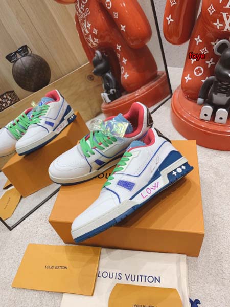 原版復刻新作入荷ルイヴィトン ブランドスニーカー FOYE工場 SIZE: 39-45