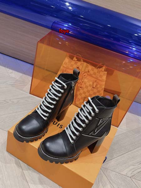 原版復刻新作入荷ルイヴィトン女性ショートブーツ FOYE工場 SIZE: 35-41