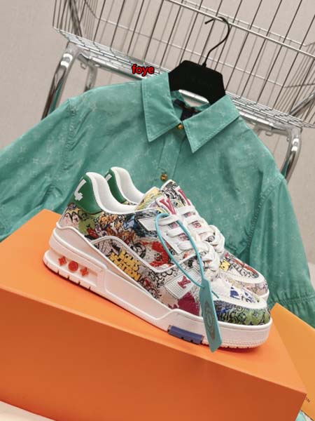 原版復刻新作入荷ルイヴィトンブランドスニーカー FOYE工場 SIZE: 35-46