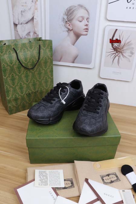 原版復刻新作入荷グッチブランドスニーカー bolin工場 SIZE: 38-45