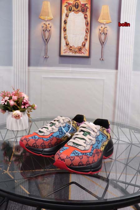 原版復刻新作入荷 グッチ ブランドスニーカー bolin工場 SIZE: 35-45