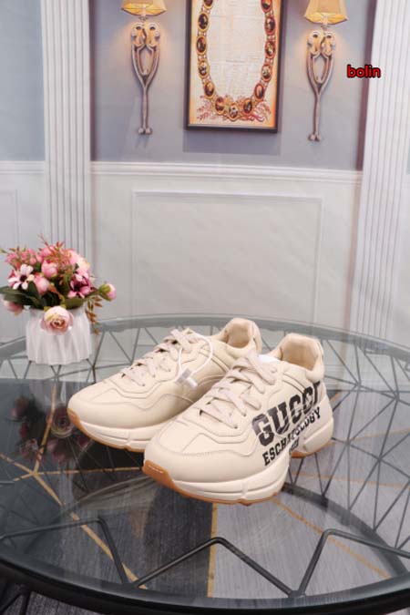 原版復刻新作入荷 グッチ ブランドスニーカー bolin工場 SIZE: 35-45
