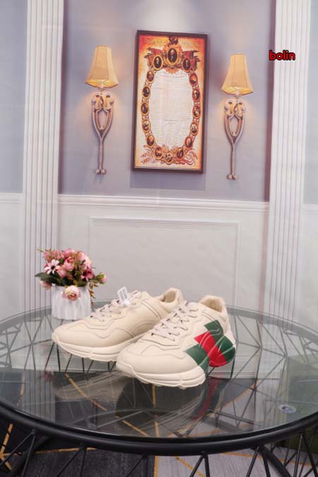 原版復刻新作入荷 グッチ ブランドスニーカー bolin工場 SIZE: 35-45