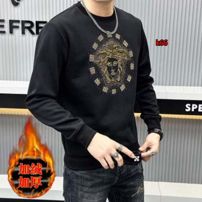 11月28日秋冬新品入荷ヴェルサーチ起毛スウェット K66工場m-4xl