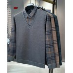 11月29日秋冬高品質新品入荷 バーバリーメンズの長袖 Tシャツ bf工場