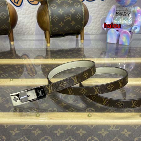 2024原版復刻 新品入荷ルイヴィトン女性ベルト18mm 本革haiou工場