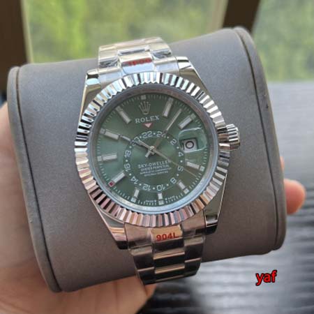 ロレックス高品質42mm 自動巻ムーブメント腕時計 yaf工場