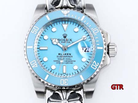 ロレックスクロムハーツ 高品質自動巻ムーブメント40mm 腕時計