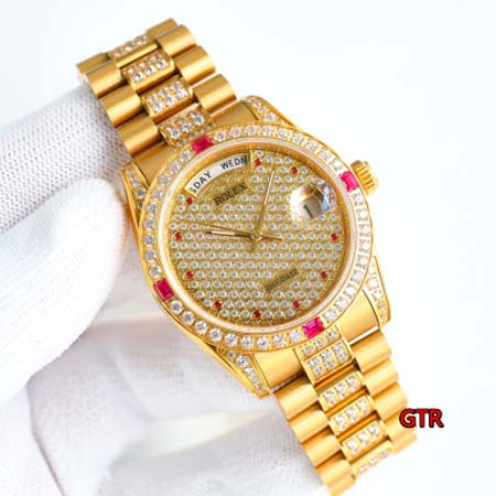 ロレックス 高品質自動巻ムーブメント38mm 腕時計