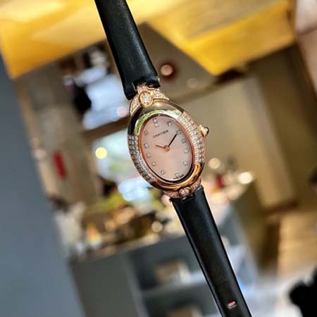 カルティエ 高品質30mm石英電池式腕時計