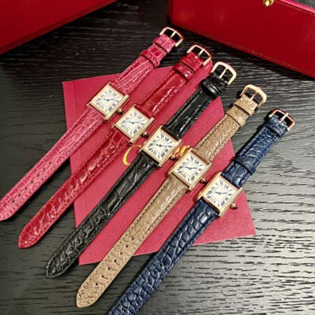 カルティエ 高品質25.5mm*33.7mm石英電池式 腕時計