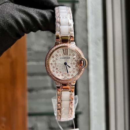 カルティエ 高品質33mm石英電池式腕時計