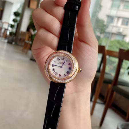 カルティエ 高品質33mm女性石英電池式 腕時計