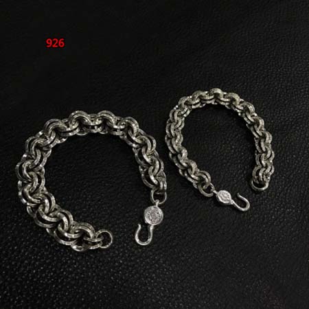 2024年原版復刻新作入荷クロムハーツ925銀 ブレスレット926工場