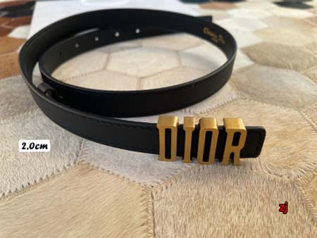 2024春季高品質新品入荷ディオール 女性 ベルト20mm zj工場