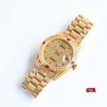 ロレックス 高品質自動巻ムーブメント38mm 腕時計