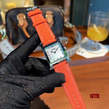 エルメス高品質26mm石英電池式 腕時計