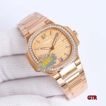 パテックフィリップ 高品質女性35.2MM自動巻 腕時計